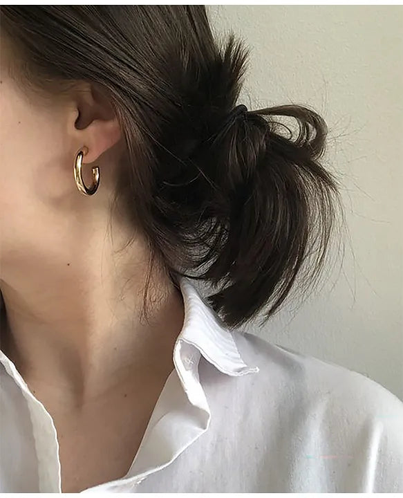 MADNI Little Pearl Earrings Set of 9, Celebrity Inspired Latest Stylish Gold Plated Hoop and Crystal Pearl Stud Earrings for Women